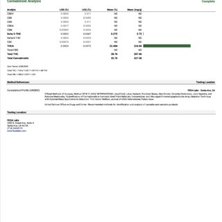 Blockberry (Hybrid) Destino Farms Indoor THCA Flower 3.5G