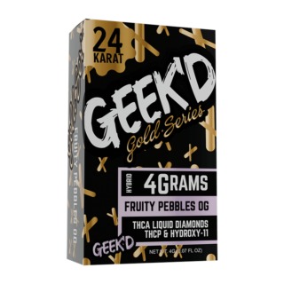 Geek'd - THCA Vape Device - 24K - 4g - Fruity Pebbles (Hybrid)