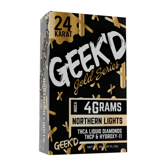 Geek'd - THCA Vape Device - 24K - 4g - Northern Lights (Indica)