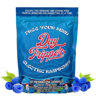 DayTripper Legal Psychedelics Mushroom Gummies 10ct Electric Raspberry