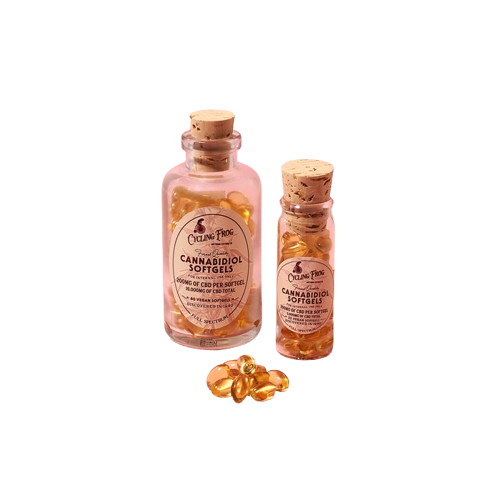 Cycling Frog Softgels, 200mg CBD + 1mg THC