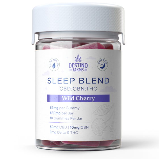 Destino Farms CBD Sleep Blend Wild Cherry 630mg