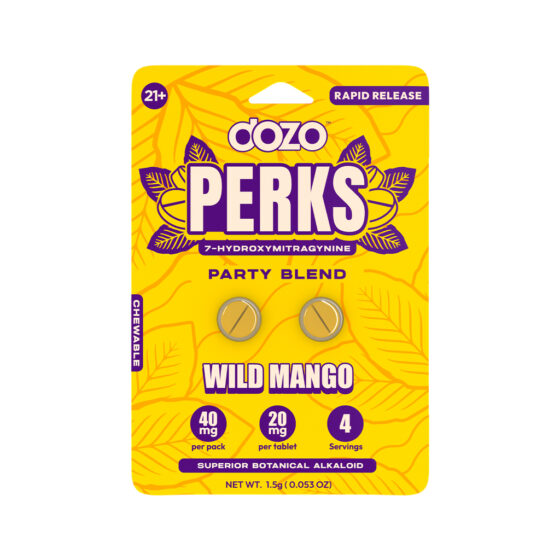 Dozo Perks 7-Hydroxymitragynine 2ct Tablets - Wild Mango