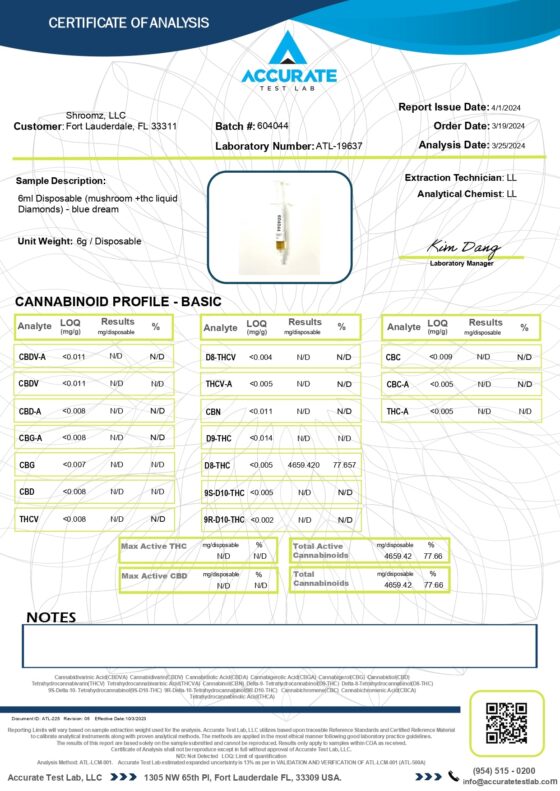 Shroomz 6g Disposable Vape