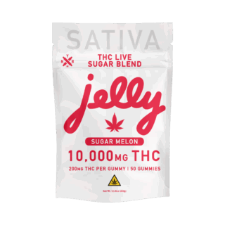 Jelly Live Sugar Blend THC- Gummies sugar melon