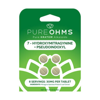 Pure OHMS 7-Hydroxy + Pseudoindoxyl Tablets | 8 Servings | 30mg