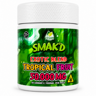 smakd-gummies-exotic blend-tropical fruit-50000mg