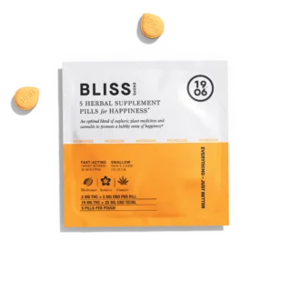 1906 Bliss Drops Tin 2mg THC 5mg CBD - 5ct