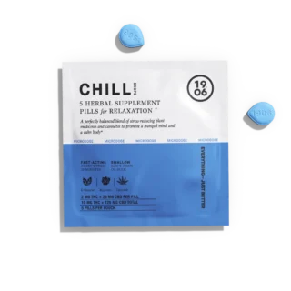 1906 Chill Drops Tin 2mg THC 25mg CBD - 5ct