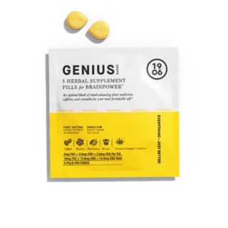 1906 Genius Drops Tin 2mg THC 2.5mg CBD 2.5mg CBG - 5ct