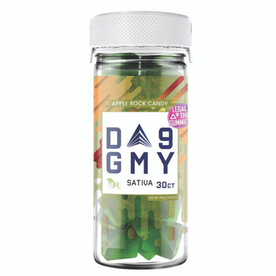 A Gift From Nature D9 GMY 30ct, 15mg Gummies apple rock candy