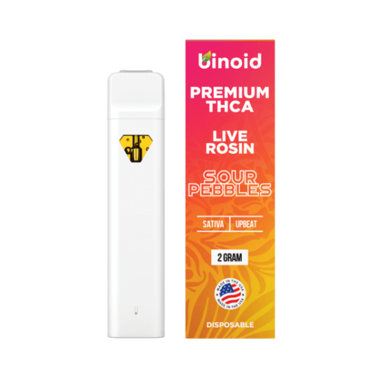 Binoid THCA 2g Disposable Vape - Sour Pebbles (Sativa)