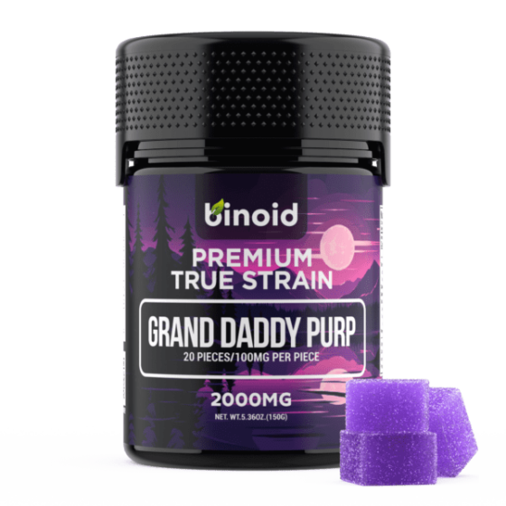 Binoid True Strain Gummies 200mg - Grand Daddy Purp