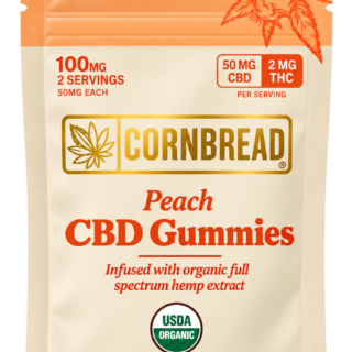 Cornbread CBD 50mg : THC 2mg Gummies 2ct