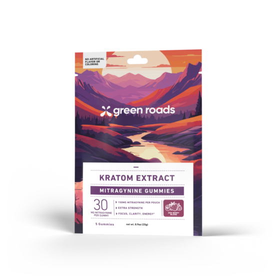 Green Roads Kratom Extract Mitragynine Gummies 150mg-Zen-Berry-Blend