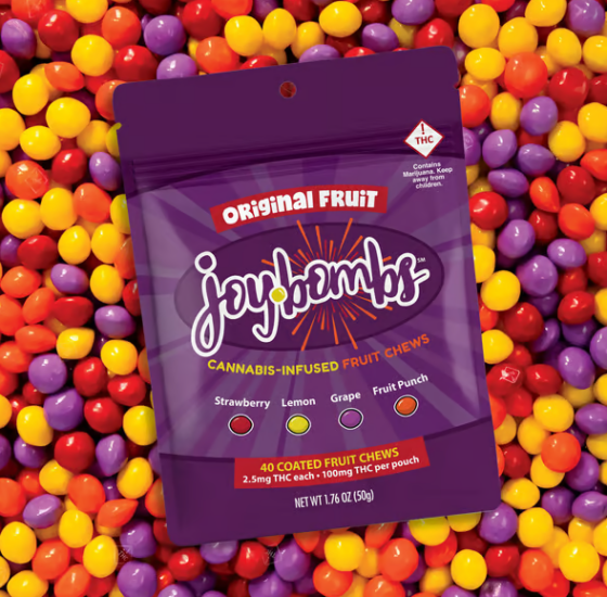Joybombs D9 THC Hemp Chews 2.5mg THC