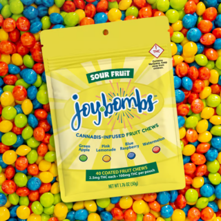 Joybombs D9 THC Hemp Chews 2.5mg THC