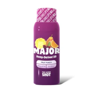 Major Fast Acting D9 THC Shot 100mg fruit punch