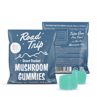 Road Trip Desert Stardust Mushroom Gummies - Cotton Candy1