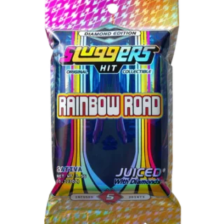 Sluggers Hit Juiced THC-A Pre Rolls 3.5G rainbow road