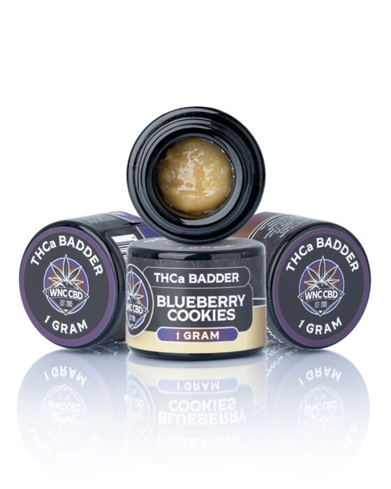 WNC CBD THCA Badder 1G blueberry cookies