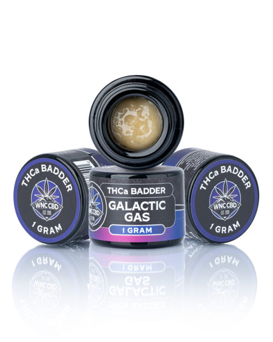 WNC CBD THCA Badder 1G galactic gas