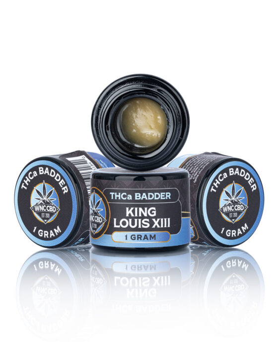 WNC CBD THCA Badder 1G king louis xiii
