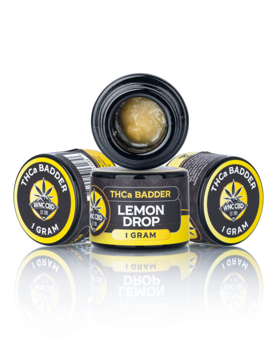 WNC CBD THCA Badder 1G lemon drop