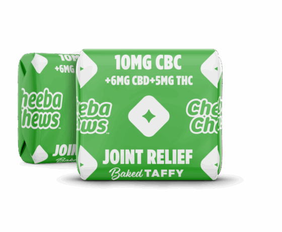 Cheeba Chews Joint Relief Chews 5mg D9 THC: 10mg CBC: 6mg CBD - Salted Caramel Chews