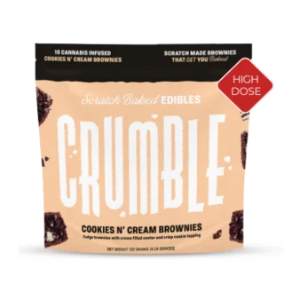 Crumble Brownies High Dose 300mg Cookies N Cream