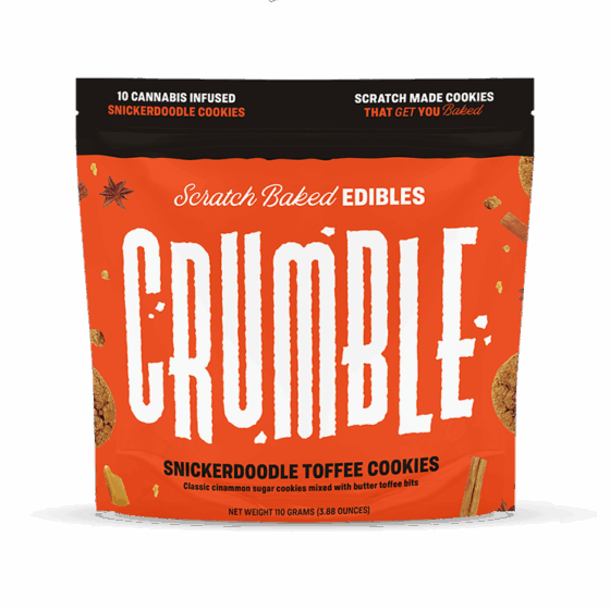 Crumble Cookies 100mg Snickerdoodle Toffee