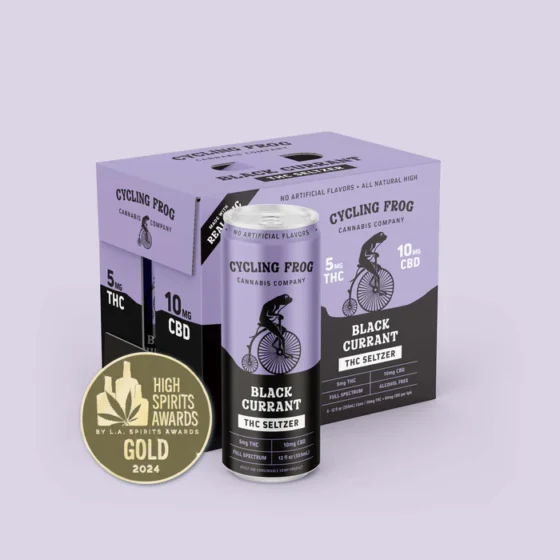 Cycling Frog THC Seltzer Black_Currant