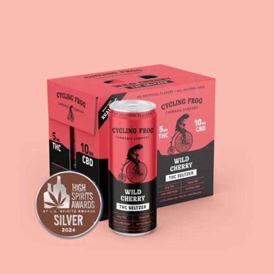 Cycling Frog THC Seltzer Wild Cherry