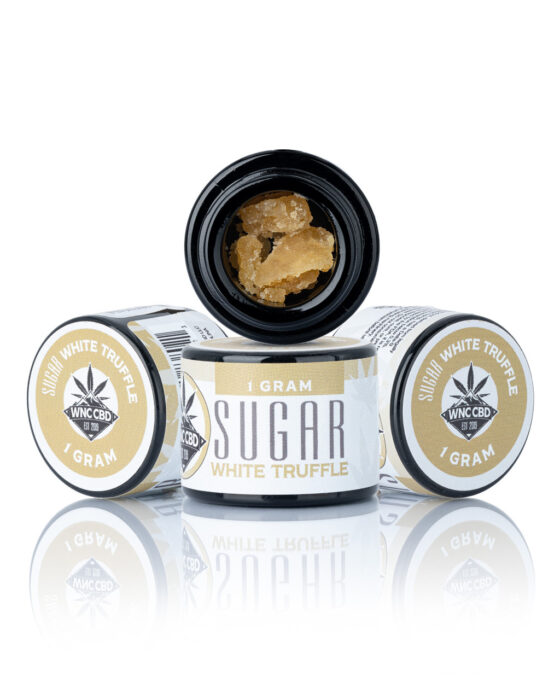 WNC CBD THCa Sugar Concentrate 1g White Truffle Sugar