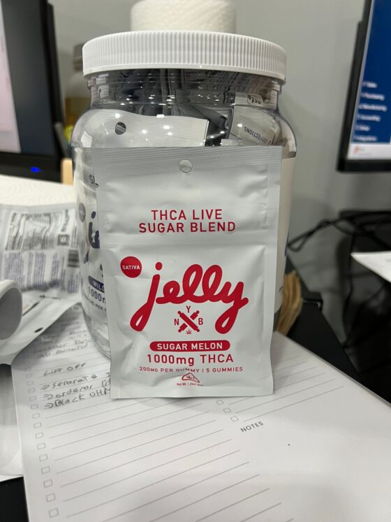 Jelly THCA Live Sugar Blend Gummies  5ct