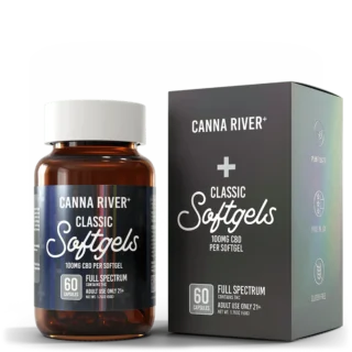 Canna River Full Spectrum THC CBD Classic Softgels 100mg