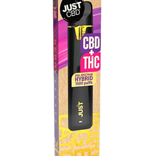 Just CBD Full Spectrum Berry Gelato CBD+THC Disposable 1500 Puffs
