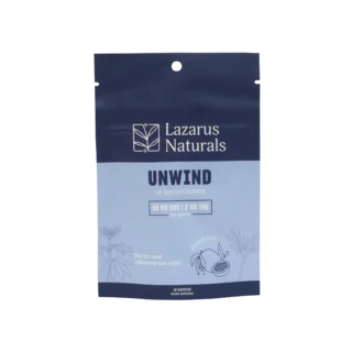 Lazarus Naturals Unwind Full Spectrum CBD + THC Gummies – Passion Fruit - 10ct