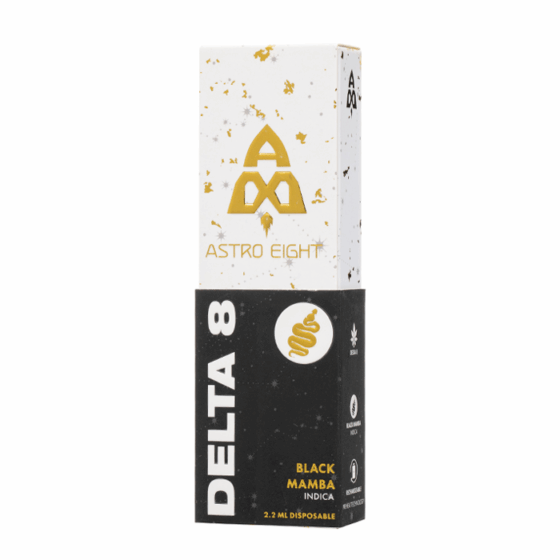 Astro Eight Delta-8 Disposable Vape Pen 2.2G black_mamba