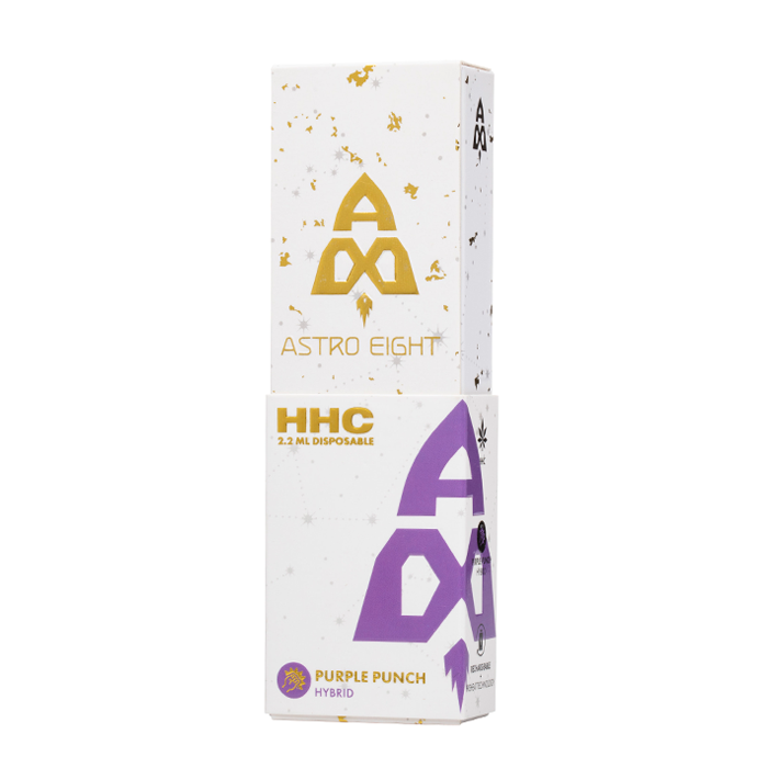 Astro Eight HHC Disposable Vape Pen 2.2G purple punch