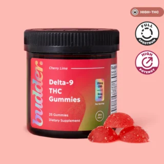 Joy Organics Budder Delta 9 THC Gummies 5mg Cherry Lime