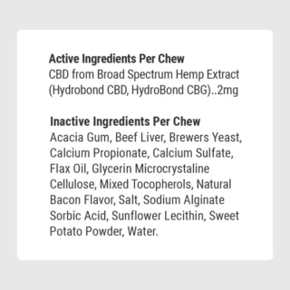Joy Organics CBD Dog Treats Chews - Beef