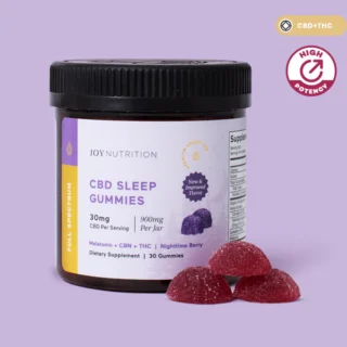 Joy Organics CBD Sleep Gummies with CBN & THC - Mixed Berry