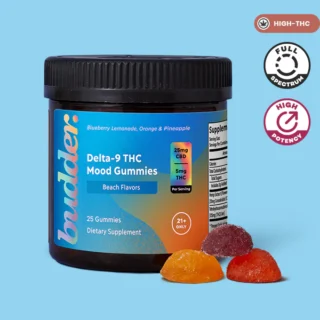 Joy Organics Budder Delta 9 THC Moon Gummies - Beach Flavors