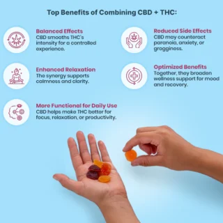 Joy Organics Budder Delta 9 THC Moon Gummies - Beach Flavors