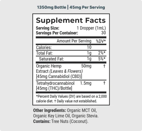Joy Organics Organic Full Spectrum CBD Tincture with THC - Fresh Lime - Image 6