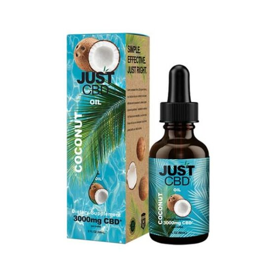 Just CBD CBD Coconut Oil Tincture 3000mg