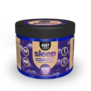Just-CBD-Magnesium-Melatonin-CBD-Sleep-Raspberry-Gummies-50mg