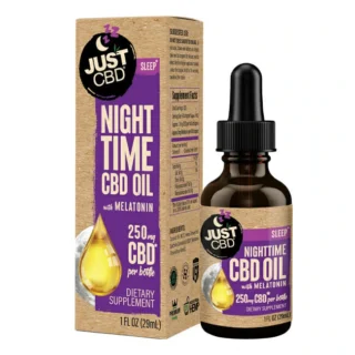 Just CBD Nighttime CBD Oil Tincture with Melatonin 250mg
