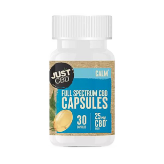 JustCBD Full Spectrum CBD Gel Capsules  25mg | 50mg – 30 Capsules